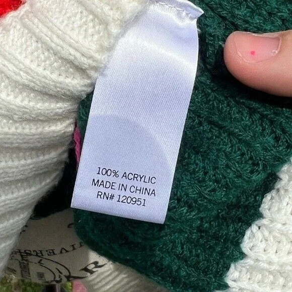 SO multicolored color block striped knit Crewneck knit sweater - Picture 5 of 7